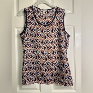 Coldwater Creek Multicolor Polka Dot Tank Top